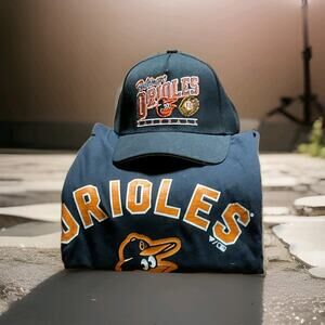 Official Orioles MLB T-shirt and a vintage-style Baltimore Cap by Fanatics